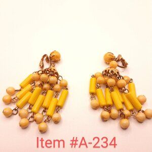 Pair of Earrings , (  clip on  )  Item # A-234 . wt. 11 grams